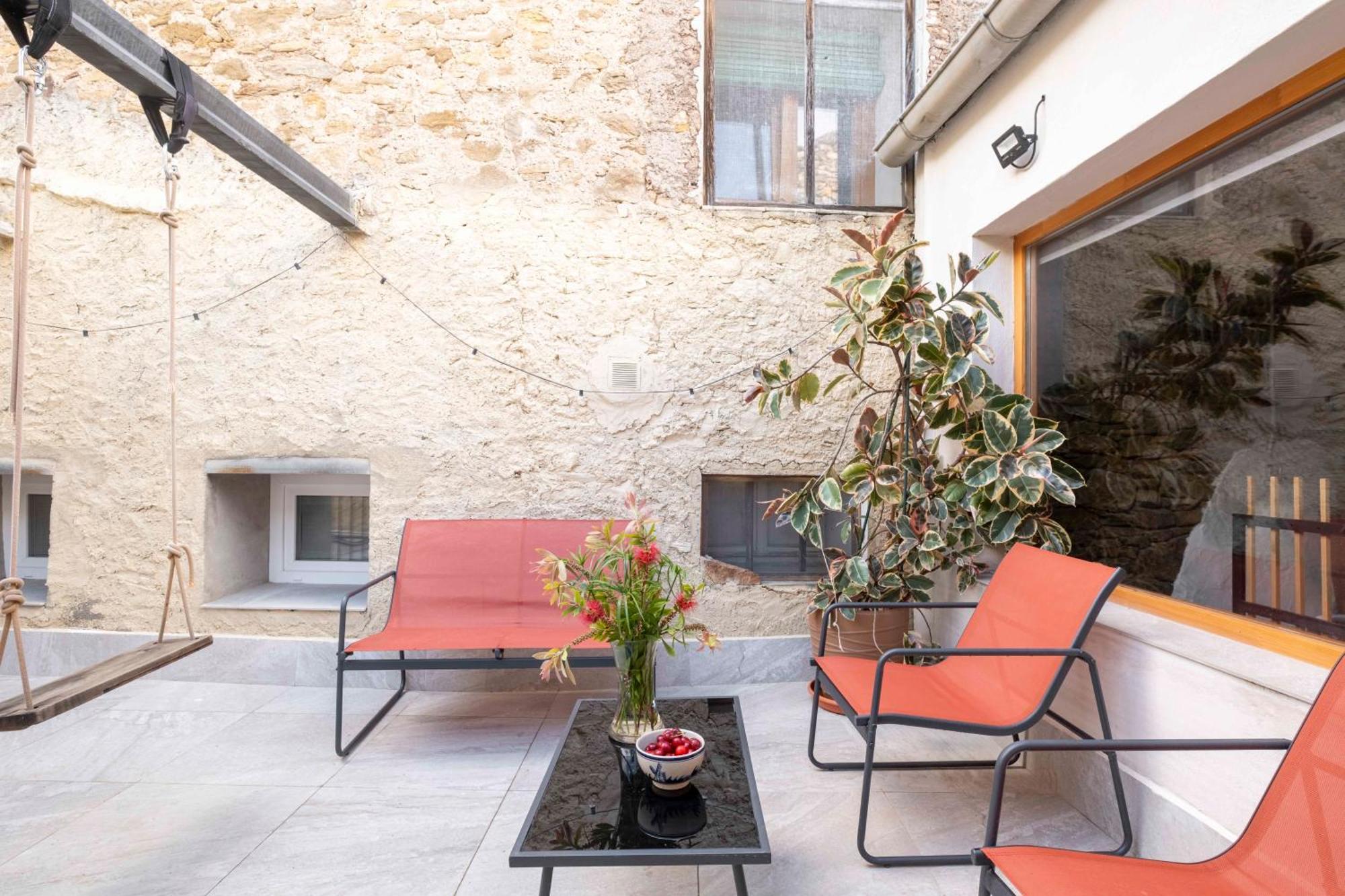 Casa Acollidora I Familiar Amb Jardi I Barbacoa Villa Ager Dış mekan fotoğraf